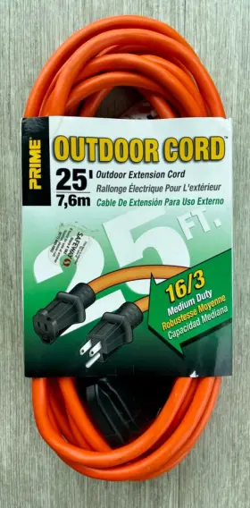 EC501625 PRIME Extension Cord Sjtw #2