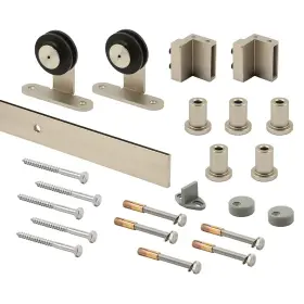 N-7557 PRIME-LINE Barn Door Track Rolling Top Mount Kit