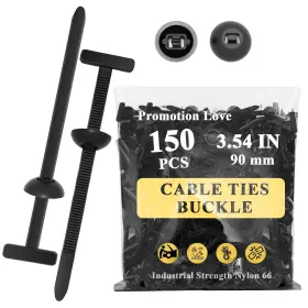 ZDK150 PROMOTION LOVE Cable Tie Buckle Zipper Clips Car Zi