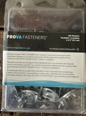 1-1-4 PROVA FASTENERS Washers