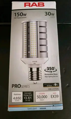 HID-27-EX39-840-BYP-PT RAB Pro Led