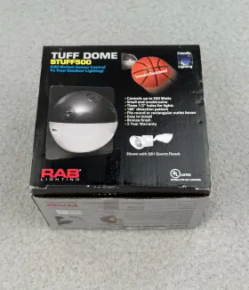 STUFF500 RAB LIGHTING Tuff Dome Incandescent Sensor