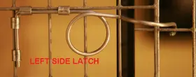 757536162572 Rabbitnipples Com Pack Steel Wire Door Cage Left