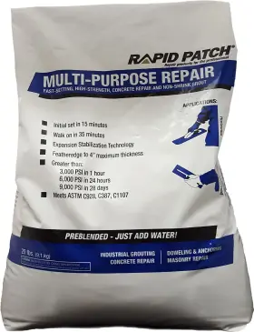 Rapid Patch 129440 Multi-purpose Repair - Concrete Stone Masonry And Stucco 20 Pound 1