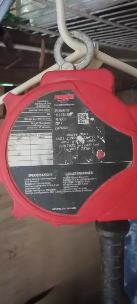 3590019 REBEL Protecta Retracting Lifeline Roofing Fall #2