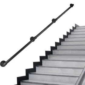 HR07 RECTOO Pipe Stair Handrail Staircase Galvanized Industr