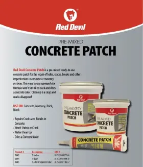 075339007556 RED DEVIL Concrete Patch Gallon Pack #2