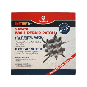075339011072 RED DEVIL Onetime Wall Repair Patch