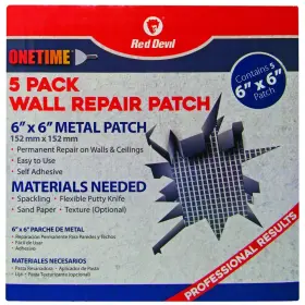 12126 RED DEVIL Onetime Wall Repair Patch Pack