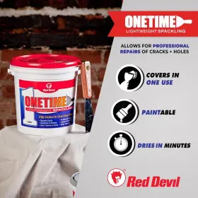 733353176428 RED DEVIL Onetime Spackling Gallon #2