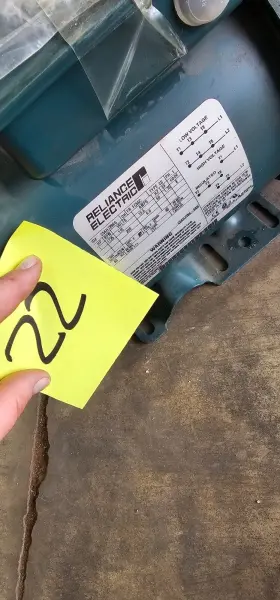 C56H7286G RELIANCE Electric Motor #3