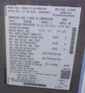 ACC18470 RHEEM Central Air Conditioner Condenser #2