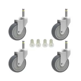 FUR3-4 RILIDRI Swivel Stem Caster Rubber Wheel