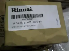 807000081 RINNAI Npt Gauge Lock