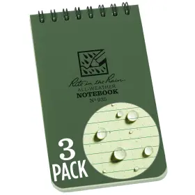 935-3X RITE THE RAIN Weatherproof Top Spiral Notebook Cover