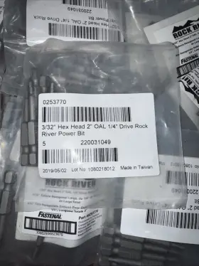0253770 ROCK RIVER Hex Head Oal Drive