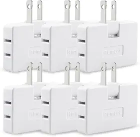 14YZSCT0001 ROMEDA Pack Ac Flat Wall Outlet Extender Plug