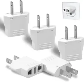 6-PACK ROMEDA Pack Plug Adapter Travel American