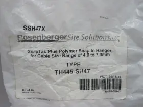 TH446-SH710 ROSENBERGER Snap Tak Hanger Cable #2
