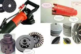 656879031128 ROXX Installer Polisher Diamond Tool Marble Kit