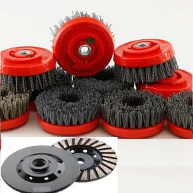656879028302 ROXX TOOLS Antiquing Silicon Carbide Brush Cup