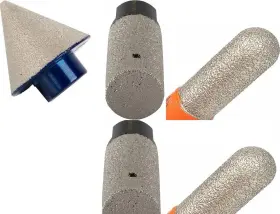 656879074941 ROXX TOOLS Diamond Beveling Bit Flat Ball End