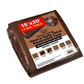 RSW12BRSL RSW SHIELD Waterproof Mil Safety Reversible Tarp Uv
