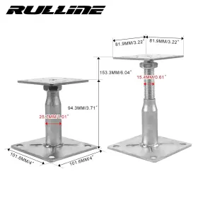 US-RAP012-4 RULLINE Floor Jacks Set Ideal Joists Rv #2