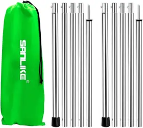 SD-169 SAN LIKE Telescoping Tarp Poles Tent Canopy Awning