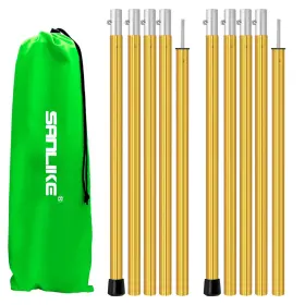 SD-188-YELLOW SAN LIKE Tent Poles Tarp Awnings Collapsibl