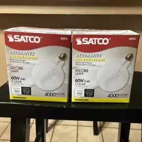 S3012 SATCO PRODUCTS Pack Globe Incandescent Light Bulb
