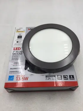 S29330 SATCO Nuvo Flush Mount Dimmable Led Fixture Watts Vac