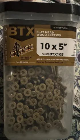 5BTX105 Big Timber Flat Head Screw