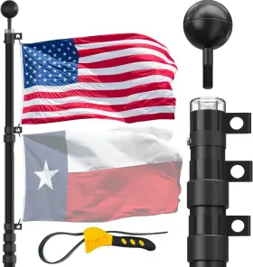 768530699704 SCWN Flag Pole Outside Telescoping Flagp