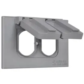 1GCHD SEALPROOF Duplex Horizontal Weatherproof Outlet Cover