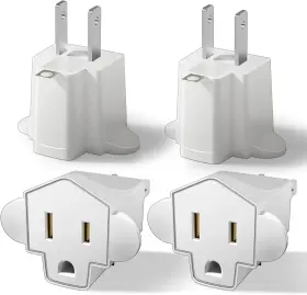 676327542563 SERBION Prong Outlet Adapter Fireproof