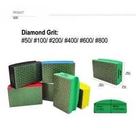 739929090174 SHDIATOOL Electroplated Diamond Polishing Pads #2