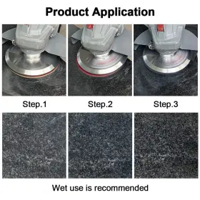 751474901019 SHDIATOOL Diamond Polishing Pads Marble Stone #3