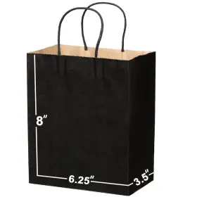 43457-60688 SHOPLENTY Paper Bags Handles Ideal Shopping Packa