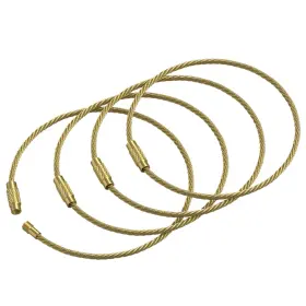 SP-3 SILIPAC Steel Wire Keychain Cable Twist Lock
