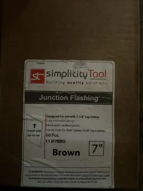 0798771110249 SIMPLICITY TOOL Junction Flashing Siding Box