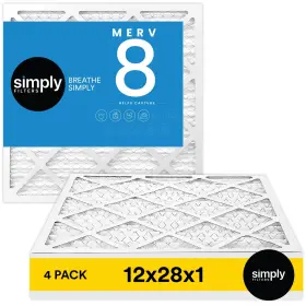 SF12X28X1-4PKM08 SIMPLY Merv Mpr Pack Ac Furnace Hva Air