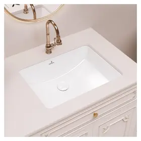 Smartsylva Ss02-f146-wh Rectangular Undermount Bathroom Sink 18 X 14 Inch Porcelain Ceramic Lavatory