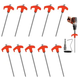 AG198 SOPHREPT Screw Tent Stakes Pack Anti