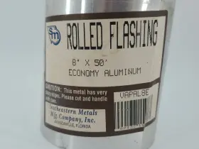 VAPAL8E SOUTHERN METALS Rolled Flashing Economy Nos #3