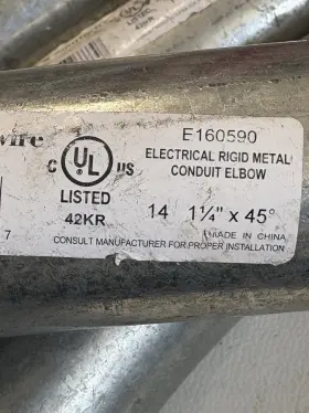 E160590 SOUTHWIRE Electrical Rigid Conduit Elbow