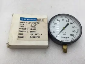 9012-4 SQUARE D Trerice Npt Water Pressure Gauge