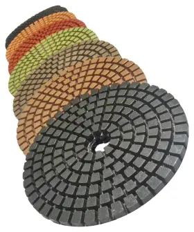 DPPW04STDA5A8H51 STADEA Diamond Polishing Pads Set Rubber