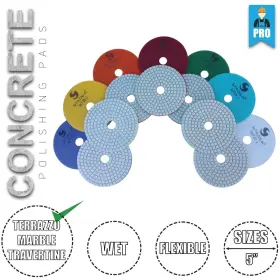 841674107486 STADEA Diamond Polishing Pads Concrete Terrazzo #3