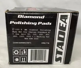 DPPW04STDK5J3K71 STADEA Diamond Polishing Pads Angle Grinder #3